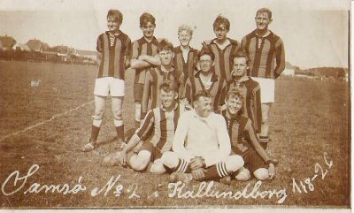 SamsÃ¸ hold 1926
Modtaget af Inge Lise Vohnsen SÃ¸rensen. Nr. 2 i Kalundborg d 1. august 1926.

