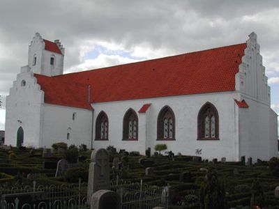 Nordby Kirke.
Modtaget af Karl Erik Kornmaaler Mikkelsen. 2oo4
