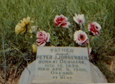Headstone
Headstone, Peder J. Jorgensen, born 10 Nov 1838

