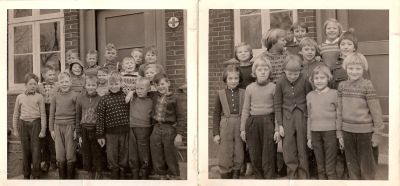 Tranebjerg skole 1. og 2. klasse 1959
Modtaget af Finn Mejsner (JÃ¸rgensen). Billeder fra Tranebjerg Skoles 1. og 2. klasse ca. 1959. Drenge og piger fotograferet hver for sig. Finn Mejsner (JÃ¸rgensen) forest til venstre.

